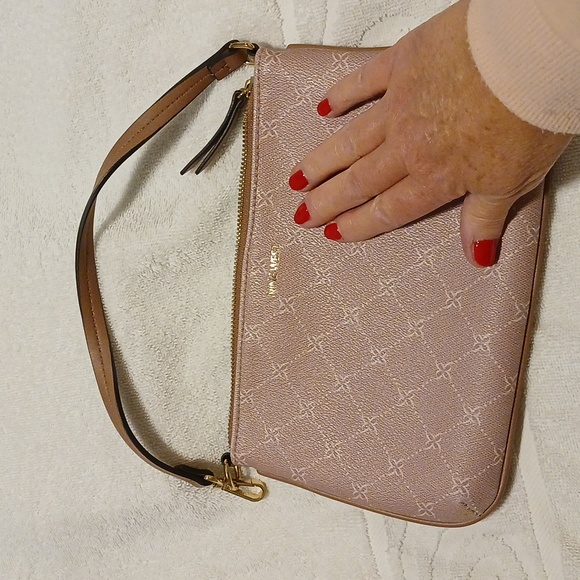 Nine West matching shoulder bag & tote bag set, pretty rose color - Picture 12 of 13